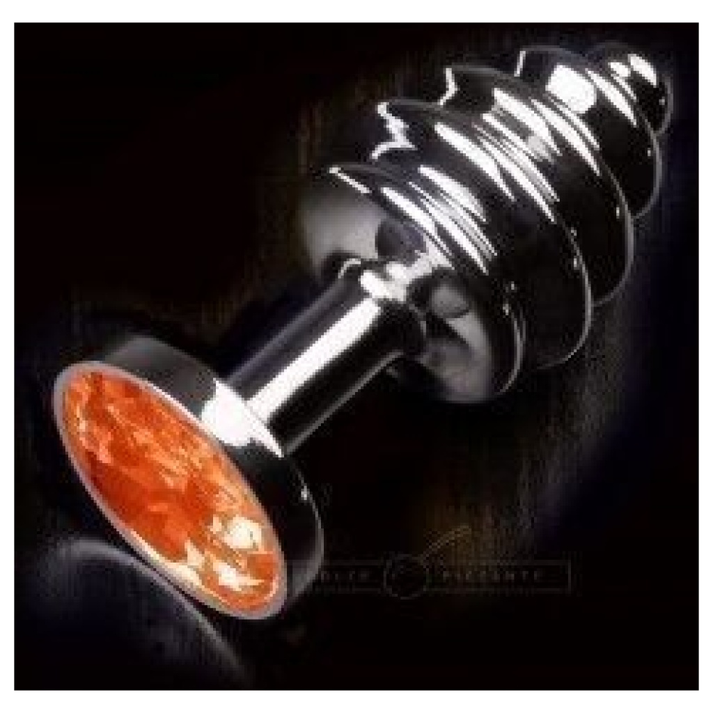 plug anale Jewellery Ribbed Orange