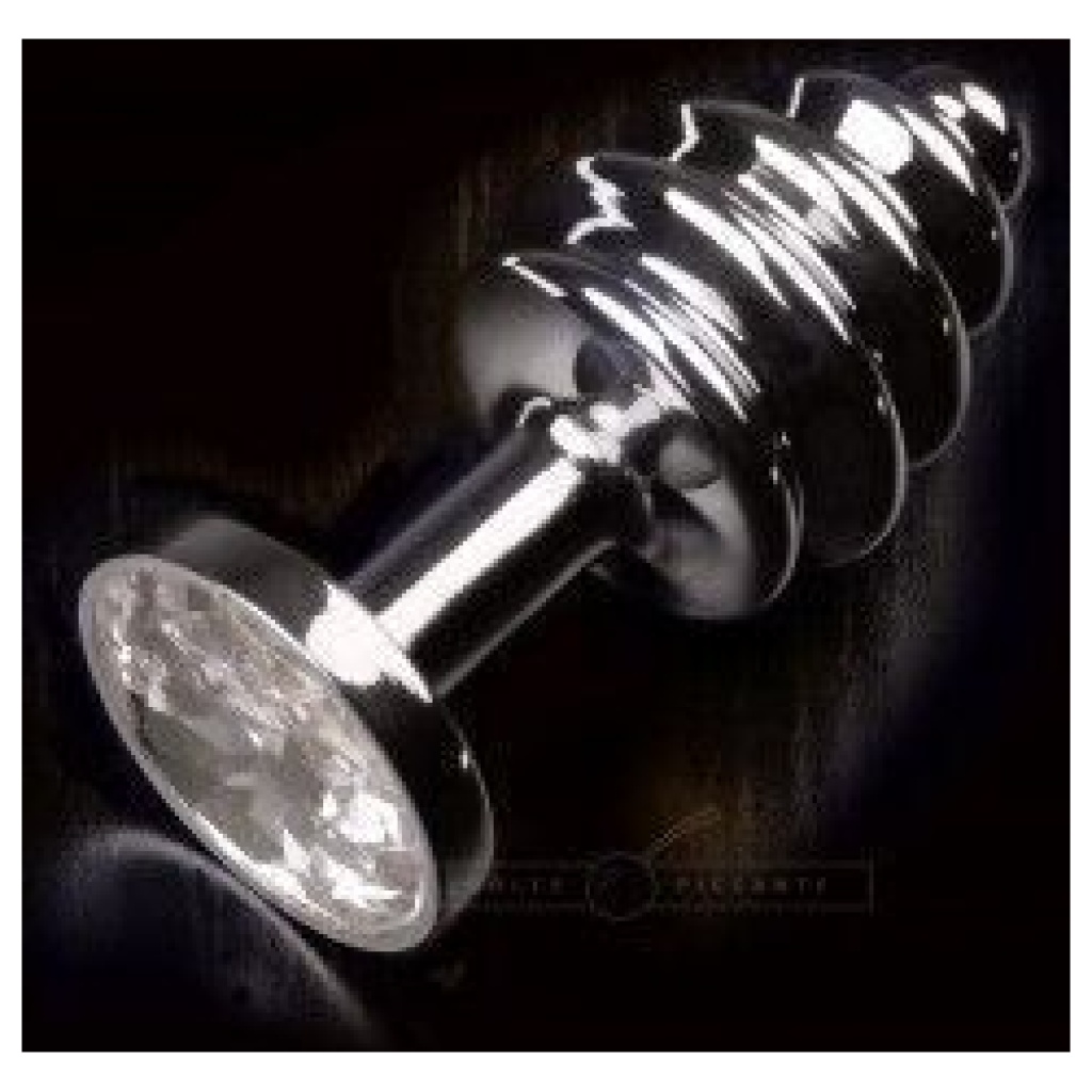 plug anale Jewellery Ribbed Silver