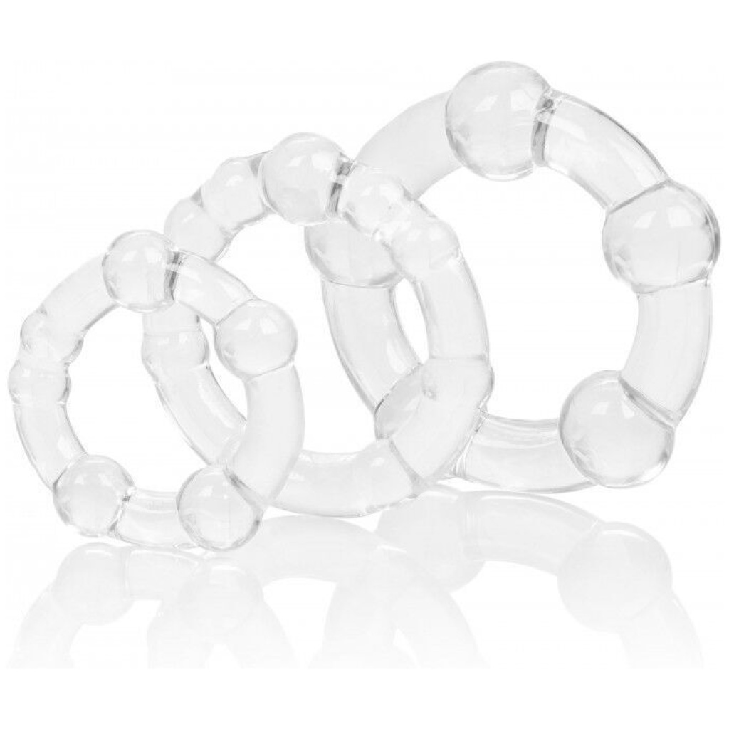 Trio Anelli Stimolatori Elastici Erotici