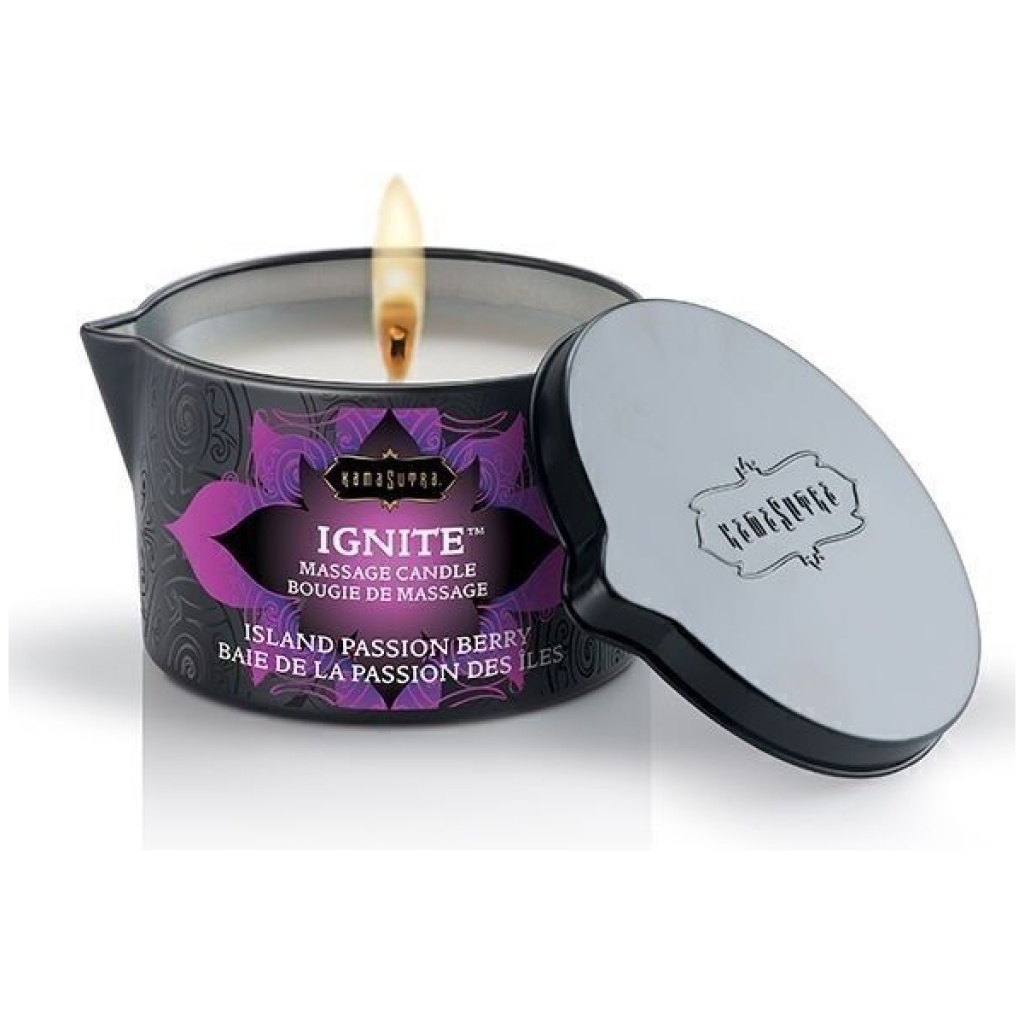 Ignite Candela da massaggio Mirtilli 170gr
